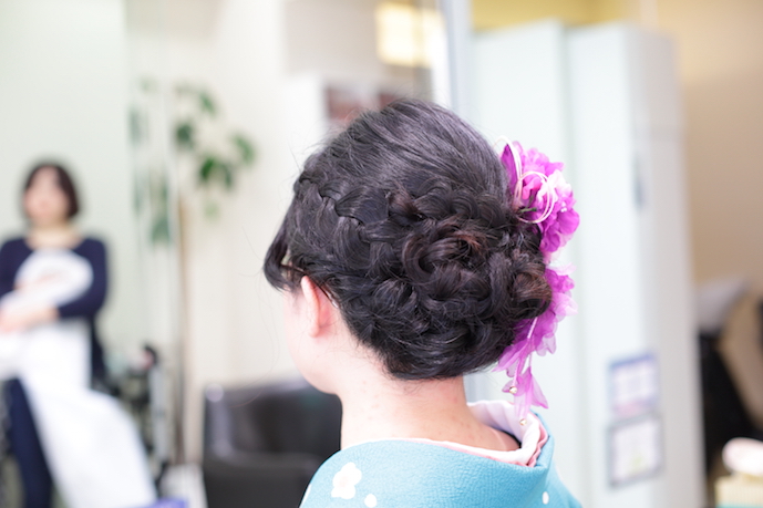 編み込みアップ 卒業式にも謝恩会にも行けるヘアスタイルにしますね２ 広島の美容院prosol プロッソル の美容師 坂井泰平ブログ